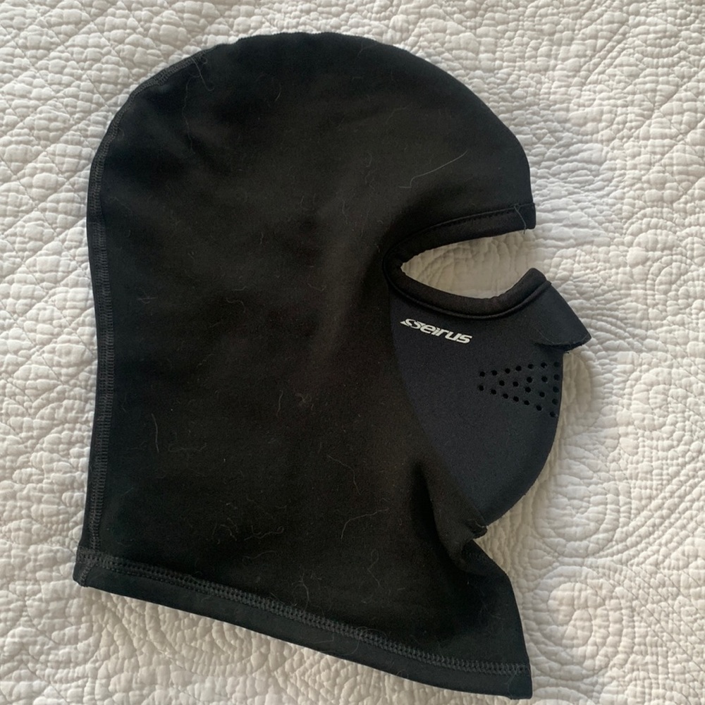 Black Seirus Adult Ski Mask - Size 8